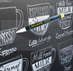  Krétamarker SMA100 FEHÉR (1-2mm) - vízzel lemosható