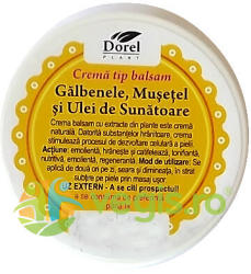 Dorel Plant Crema-Balsam Galbenele, Musetel si Ulei de Sunatoare 90ml