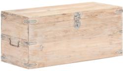 vidaXL Cufăr, 90 x 40 x 40 cm, lemn masiv de acacia (289642)