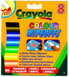 Crayola Crayola: 8 buc markere lavabile pentru tablă albă (03 8223)