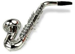 Reig Musicales Saxofon plastic metalizat, 8 note Reig Muzical 284 (RG284) Instrument muzical de jucarie