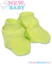 NEW BABY Baba cipő - New Baby zöld 62 (3-6 hó)