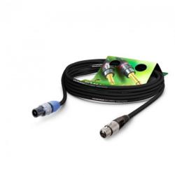 Neutrik Cablu audio speakon la XLR 3 pini 5m Negru, NEUTRIK ME22-225-0500-SW (ME22-225-0500-SW)