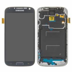 Samsung NBA001LCD0052042 Gyári Samsung Galaxy S4 i9500 / i9505 fekete LCD kijelző érintővel, kerettel előlap (NBA001LCD0052042)