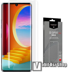 MyScreen 3D EXPERT PRO SHIELD képernyővédő fólia - Crystal Clear - 1db, törlőkendővel, 0.15mm, ÖNREGENERÁLÓ! - A TELJES KIJELZŐT VÉDI! - LG Velvet 4G (LMG910EMW / LM-G910EMW) / LG Velvet 5G (LM-G900N / LM-G900