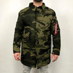 Alpha Industries Military Coat CW - olive camo