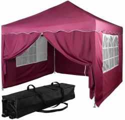 Ins’Tent összecsukható kerti pavilon - BASIC, 3 x 3 m piros (30101093)