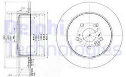 DELPHI Disc frana DELPHI BG3691 (BG3691) - automobilus