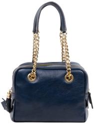 Manier Geanta dama piele bleumarin GF2819