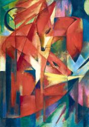 Bluebird Puzzle - Puzzle Franz Marc: Vulpile, 1913 - 1 000 piese