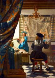 Bluebird Puzzle - Puzzle Johannes Vermeer: Arta picturii, 1668 - 1 000 piese Puzzle