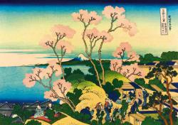 Bluebird Puzzle - Puzzle Katsushika Hokusai - Shinagawa pe Tokaido, 1832 - 1 000 piese Puzzle