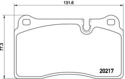 BREMBO set placute frana, frana disc BREMBO PRIME LINE P 44 018 (P 44 018)