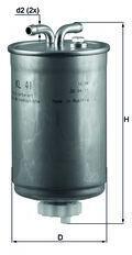 MAHLE filtru combustibil MAHLE KL 41 (KL 41) - automobilus