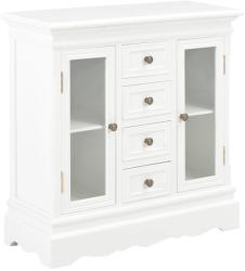 vidaXL Servantă, alb, 70x28x70 cm, lemn masiv de pin (280027) Comoda
