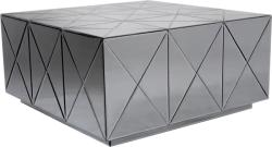 Settimo Masuta cafea argintie moderna Soho 80x80 cm (EV058) Masa de cafea