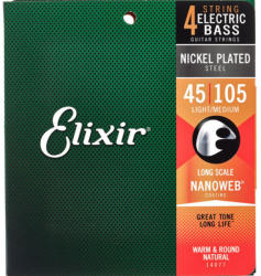 ELIXIR - 45 - 105 Medium basszusgitár húr