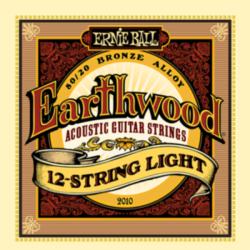 ERNIE BALL - Earthwood Bronze 12 String Light 9-46 Akusztikus Gitárhúr készlet 12-húros - dj-sound-light