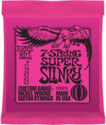 ERNIE BALL - Nickel Wound Super Slinky 7 String 9-52 Elektromos Gitárhúr készlet 7-húros - dj-sound-light