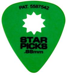 EVERLY - Star picks gitár pengető 0.88 mm zöld - dj-sound-light