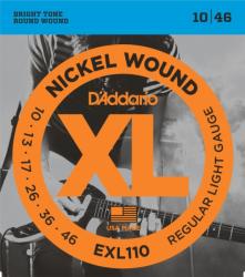 D'ADDARIO - EXL110 Nickel Wound Regular Light 10-46 elektromos gitárhúr - dj-sound-light