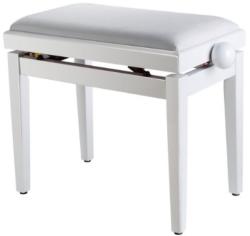 Soundsation - SBH-103V-WH fa zongorapad bársony ülőfelülettel fényes fehér