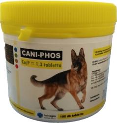 Cani-Phos Ca/P 1, 3 étrend-kiegészítő tabletta kutyáknak (100 db)