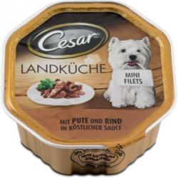 Cesar pulyka- és marhahúsos kutyaeledel alutálkában (35 x 150 g) 5250 g