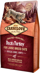 CarniLove Cat Muscles, Bones & Joints Large Breed kacsa- és pulykahússal 2 kg