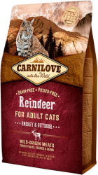 CarniLove Cat Adult Energy & Outdoor rénszarvashússal 6 kg