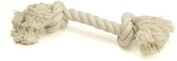  Játék kötélcsomó kutyáknak (Szürke/fehér/fekete csíkos | 20 cm)