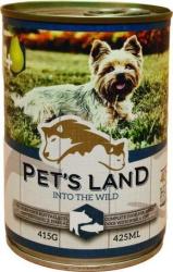 Pet's Land Dog konzerv sertéshússal, hallal és körtével (24 x 415 g) 9.96 kg