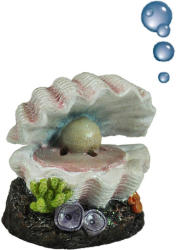 Happet kagyló gyönggyel - Levegőporlasztós akvárium dekoráció