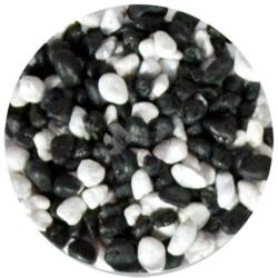 Fekete-fehér mix akvárium aljzatkavics (2-4 mm) 5 kg