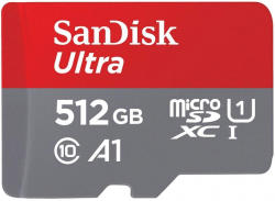 SanDisk microSDXC Ultra 512GB C10/UHS-I SDSQUNR-512G-GN6TA/186562