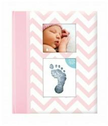 Pearhead - Caietul bebelusului cu amprenta cerneala pink (PHP62202) - babyneeds