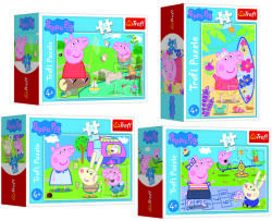 Trefl Peppa Pig: Ziua fericită a lui Peppa - mini puzzle cu 54 piese - diferite (54169)
