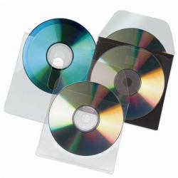 DJOIS CD tartó zseb, füllel ellátott, öntapadó, 127x127 mm, DJOIS (3L683210) (683210)