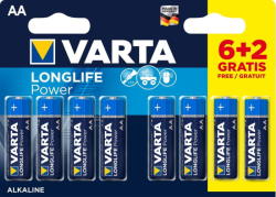 VARTA Longlife Power elem 6+2 AA 4906121428 (4906121428)