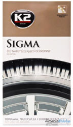 K2 Sigma 500 Ml - Fényes Gumiápoló Gél - automosowebshop