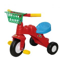  Tricicleta din plastic, cos depozitare si pedale, Bambino, pentru copii, multicolor, 57 x 42 x 49 cm (NBN00046192)