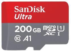 SanDisk microSDXC Ultra 200GB Class 10 UHS-I/A1 (SDSQUA4-200G-GN6MA/186506)