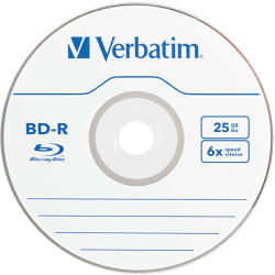 Verbatim Mediu optic Verbatim BD-R 25GB 6x Printabil (43713)