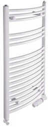 Radeco DORA íves törölközőszárítós csőradiátor AD4-265/L, 315x1060 mm (ad4-265/l)