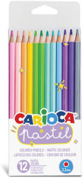 CARIOCA Creioane colorate CARIOCA Pastel, 12 culori/set