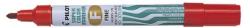 Pilot Marker permanent Pilot diverse culori 1.0 mm varf rotund rosu (PSCA-FR)