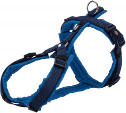 TRIXIE Premium túra hám kutyáknak, Kék (M - L | 25 mm / Has kerület: 62 - 74 cm)