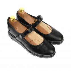 Rovi Design Pantofi dama, cu talpa ortopedica din piele naturala, negru - P38N