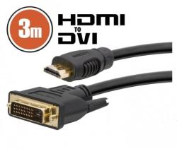 Valueline Monitor Jelkábel DVI- HDMI 3m (11.99.5532C)