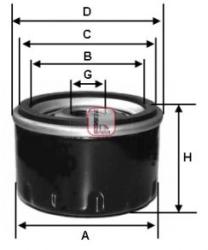 SOFIMA Filtru ulei SOFIMA S 3478 R (S 3478 R) - automobilus